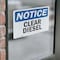 Signmission Clear Diesel OSHA Notice Sign, Vinyl Decal, 10in W x 7in L, 2PK OS-2PACK-NS-D-710-L-10658 - alternate 4